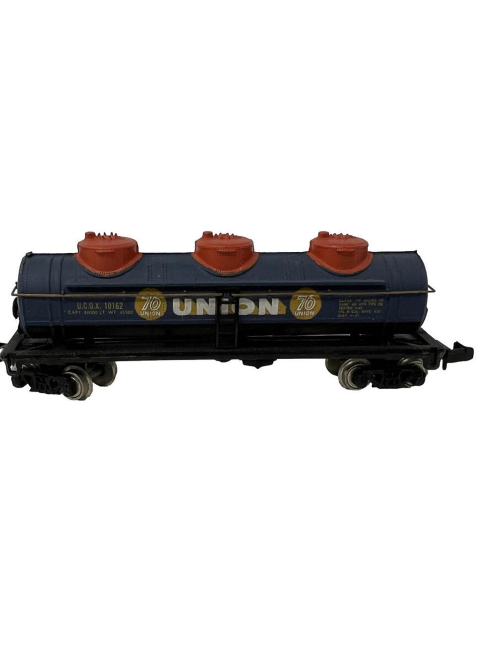 N Bachmann 39' Triple Dome Tank Car Union 76 UCOX #10162 (no box)